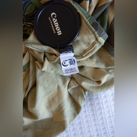 CHROME HEARTS VINTAGE CAMO TEE T SHIRT SINGLE STITCH XL - Picture 8 of 8